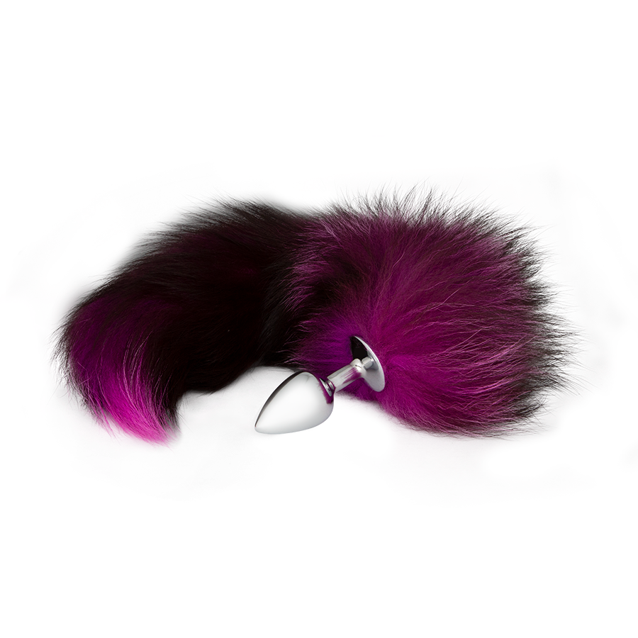 Plug Anal Magenta And Black Fox